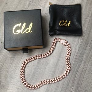 GLD Rose Gold Cuban Link Choker